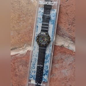 Vintage 1992 Swatch Scuba 200 "SHAMU" In Original Packaging